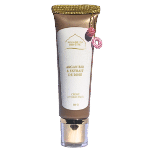 Crème de jour argan bio et extrait de rose royaume du bien-être